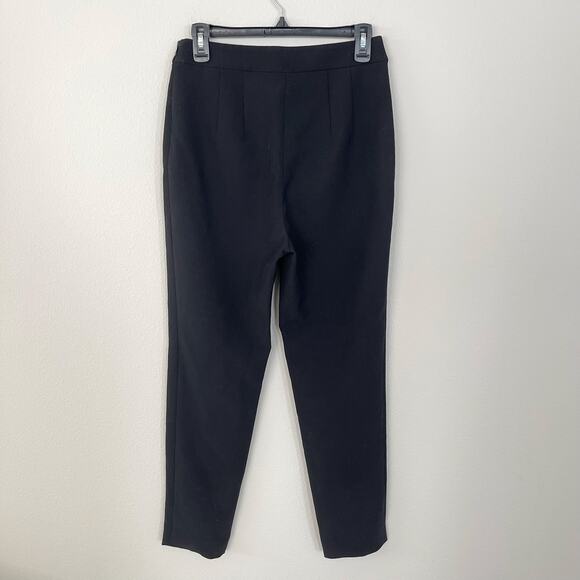 ST. JOHN Black Ankle Zip Trouser Pants (Size 4) - Picture 7 of 9